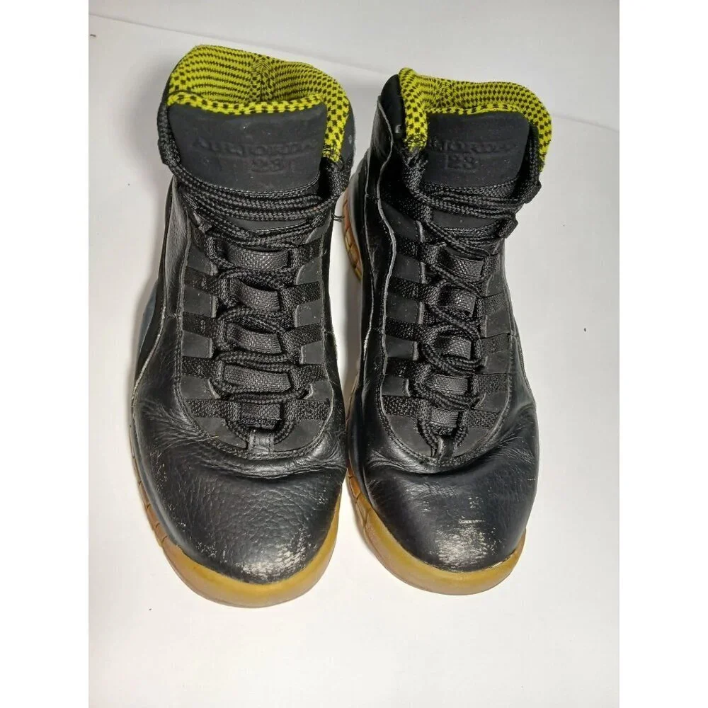 Nike Air Jordan Retro X 10 Venom Black/Green Size 9.5